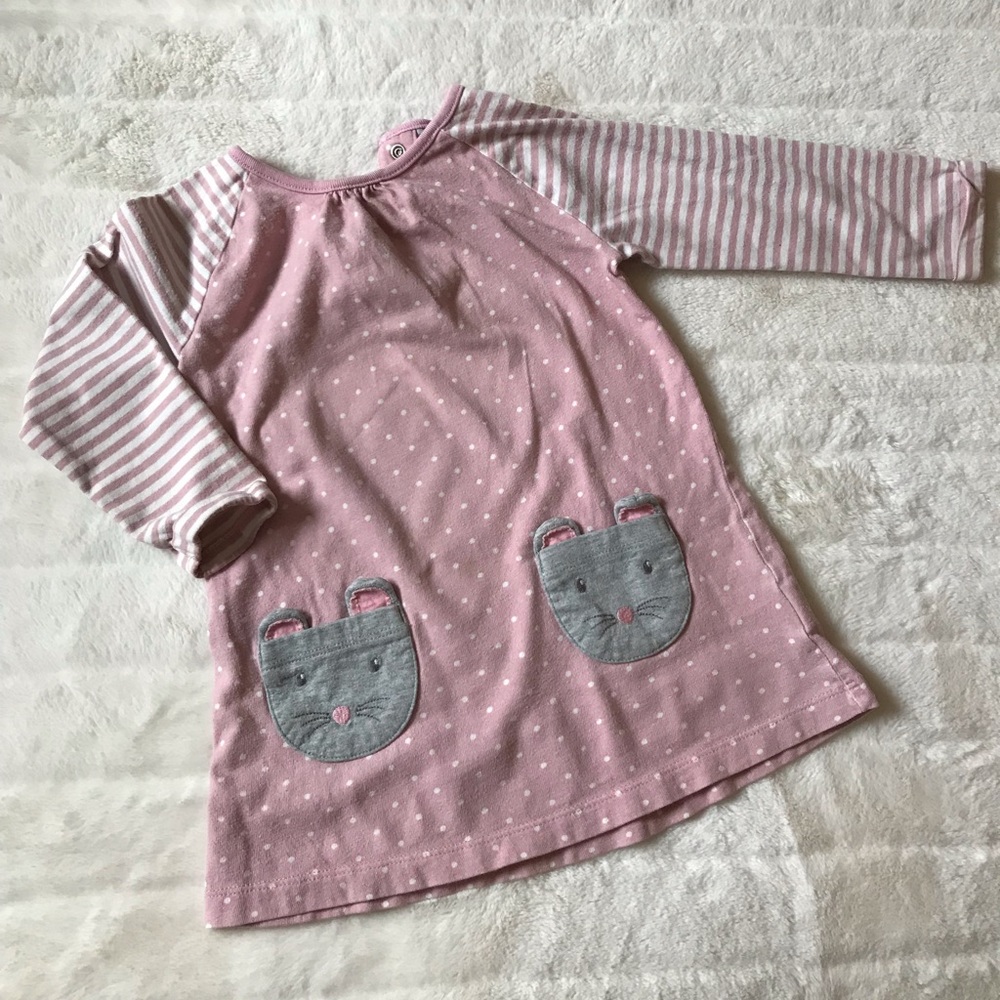 Mini Boden pink mouse dress 🐭